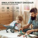 RC Velociraptor Dinosaur Toy with LED Lights & Roaring Sounds - Jurassic Fun