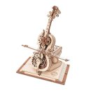 Robotime ROKR AMK63 Magic Cello: 3D Wooden Puzzle & Mechanical Music Box - Movable Stem, Creative & Fun Toy for Children and Girls