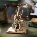 Robotime ROKR AMK63 Magic Cello: 3D Wooden Puzzle & Mechanical Music Box - Movable Stem, Creative & Fun Toy for Children and Girls