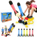 Safe & Durable Kid Air Rocket Launcher - Fun Outdoor Jump Toy for Kids & Adults