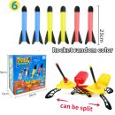Safe & Durable Kid Air Rocket Launcher - Fun Outdoor Jump Toy for Kids & Adults