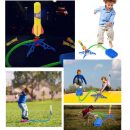 Safe & Durable Kid Air Rocket Launcher - Fun Outdoor Jump Toy for Kids & Adults