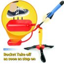 Safe & Durable Kid Air Rocket Launcher - Fun Outdoor Jump Toy for Kids & Adults