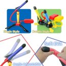 Safe & Durable Kid Air Rocket Launcher - Fun Outdoor Jump Toy for Kids & Adults