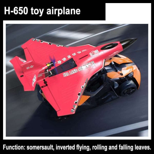 XiaXiu H650 Raptor Tri-Mode RC Aircraft - Versatile Remote Control Plane with 1000m Range, Capable of Land, Water, and Air Operation - Fixed Wing Model - Image 6