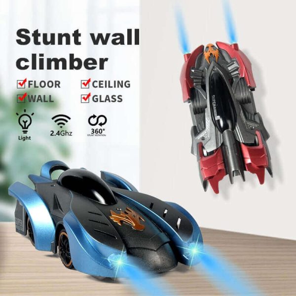 2.4G Anti-Gravity Wall Climbing RC Car - Electric 360 Rotating Stunt Car Toy - Image 2