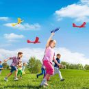 2024 Foam Plane Launcher Gun Toy - Outdoor Catapult Airplane for Kids