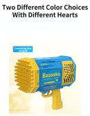 69-Hole Bubble Gun Rocket - Automatic Blower with Lights for Kids | Perfect Gift