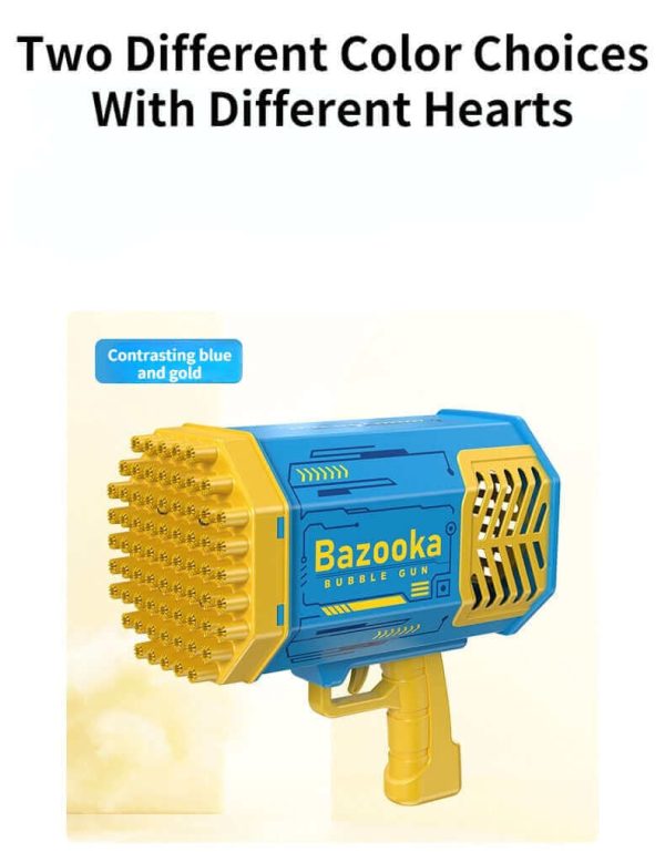 69-Hole Bubble Gun Rocket - Automatic Blower with Lights for Kids | Perfect Gift - Image 19