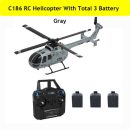 C186 2.4G RC Helicopter - 4 Propellers, 6-Axis Gyroscope, Air Pressure Height Stabilization