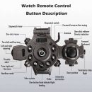 DH-800 Foldable Mini Quadcopter - 360° Aerobatic Drone with Watch Control