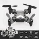 DH-800 Foldable Mini Quadcopter - 360° Aerobatic Drone with Watch Control