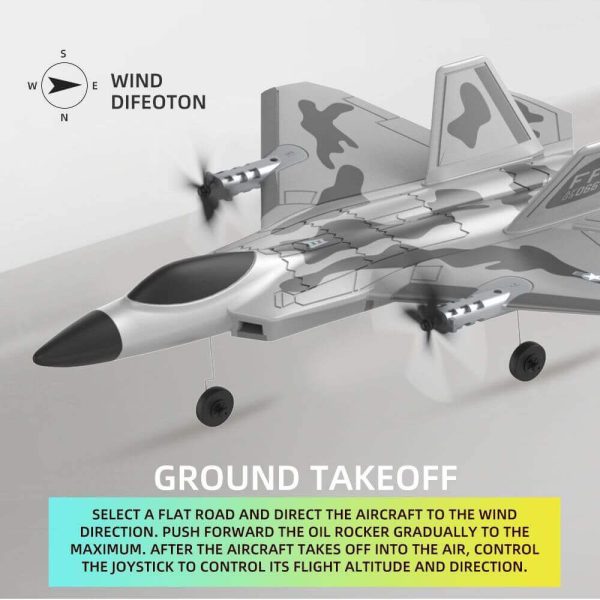 Fixed Wing 2.4G 4 Channel Kid Boy Gift BM16 for F22 Raptor RC Glider Plane Toy EPP Foam Remote Control Airplane - Image 11