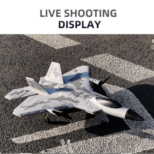Fixed Wing 2.4G 4 Channel Kid Boy Gift BM16 for F22 Raptor RC Glider Plane Toy EPP Foam Remote Control Airplane - Image 17