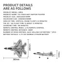 Fixed Wing 2.4G 4 Channel Kid Boy Gift BM16 for F22 Raptor RC Glider Plane Toy EPP Foam Remote Control Airplane
