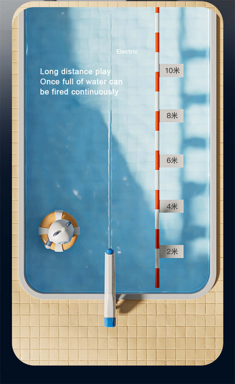 High-Pressure Electric Water Gun - Large-Capacity Pool Toy for Kids & Adults - Image 14