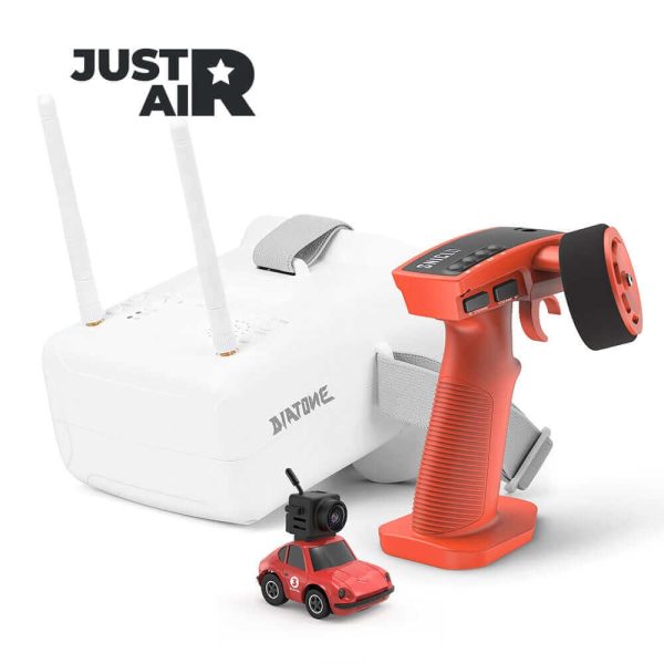 JUSTAIR Q25 FPV RC Car with Goggles - Micro Remote Control Car for Desk Racing and Fun - Image 3