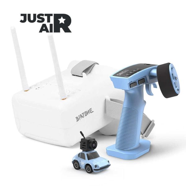JUSTAIR Q25 FPV RC Car with Goggles - Micro Remote Control Car for Desk Racing and Fun - Image 4