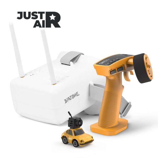 JUSTAIR Q25 FPV RC Car with Goggles - Micro Remote Control Car for Desk Racing and Fun - Image 5