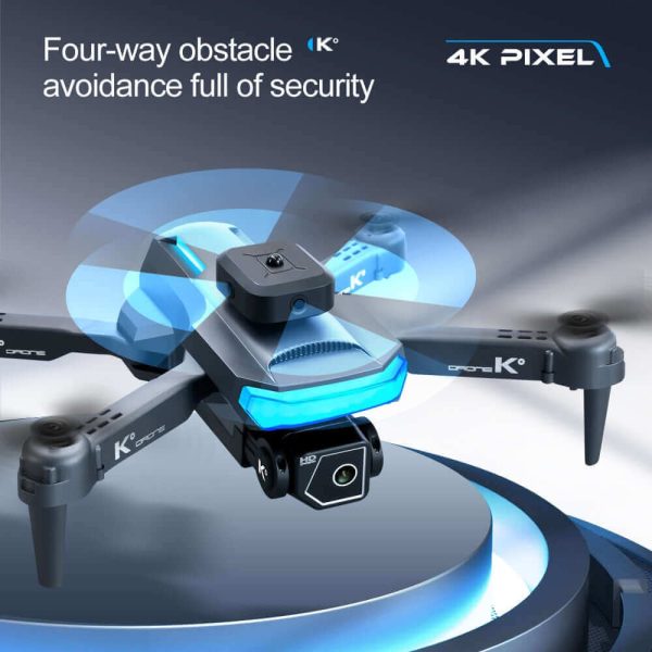 K-HD Dual Lens 4K Aerial Photography Drone - Optical Flow Positioning RC Quadcopter Toy - Image 2