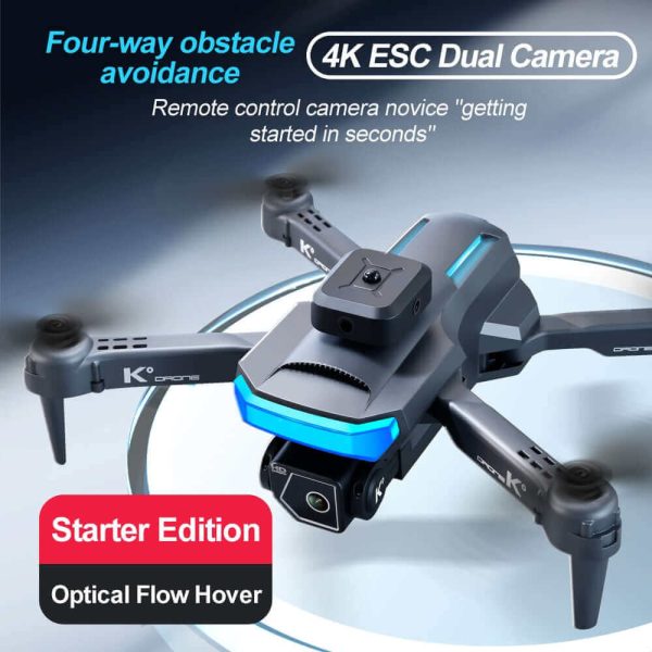 K-HD Dual Lens 4K Aerial Photography Drone - Optical Flow Positioning RC Quadcopter Toy - Image 7