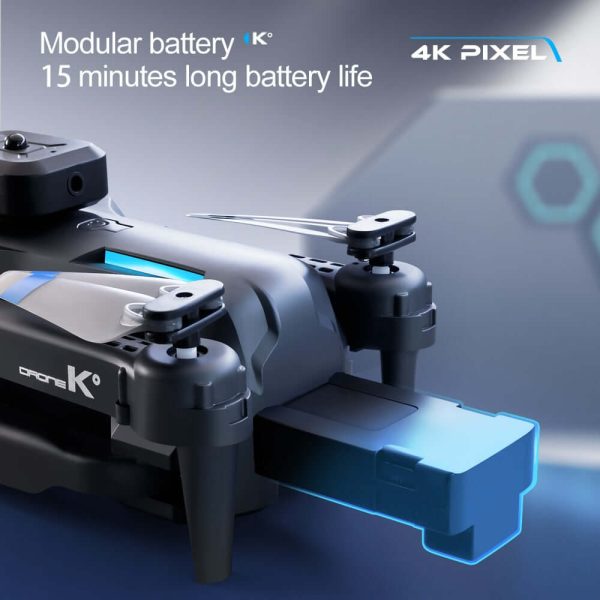 K-HD Dual Lens 4K Aerial Photography Drone - Optical Flow Positioning RC Quadcopter Toy - Image 8