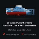 Mini Remote Control Submarine - 0.1m/s Speed, Waterproof, Diving Toy for Kids