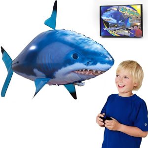 Remote Control Shark Toy - Air Swimming RC Balloon, Interactive Toy for Kids & Boys