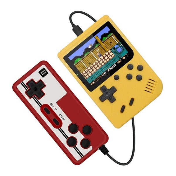 Retro Mini Handheld Game Console - 8-Bit, 3.0 Inch LCD, 400 Built-in Games