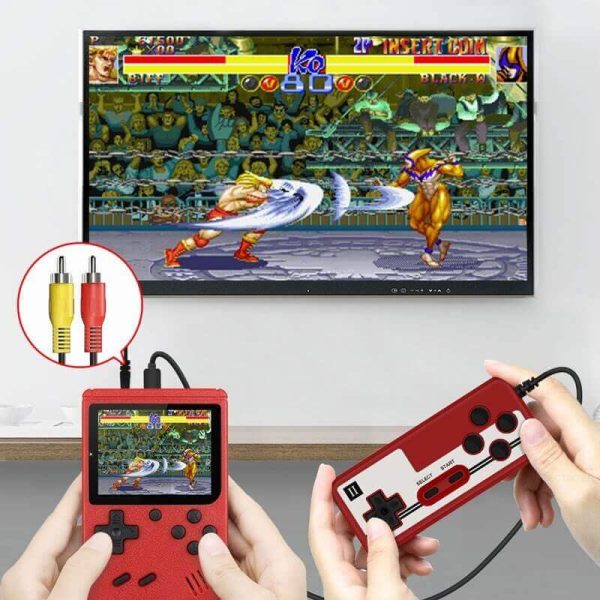 Retro Mini Handheld Game Console - 8-Bit, 3.0 Inch LCD, 400 Built-in Games - Image 2