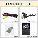 Retro Mini Handheld Game Console - 8-Bit, 3.0 Inch LCD, 400 Built-in Games