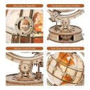 Robotime 180 PCS Luminous Globe - DIY Wooden Model Kit with LED Light