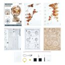 Robotime 180 PCS Luminous Globe - DIY Wooden Model Kit with LED Light