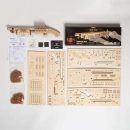 Robotime DIY Rubber Band Bullet Revolver: A Wooden Model Building Kit from Robotime - A Fun and Engaging Assembly Toy Gift for Children and Adults