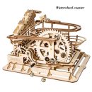 Robotime Rokr DIY Marble Run Set: 5 Varieties Wooden Model Building Block Kits - Perfect Assembly Toy Gift for Adults and Children