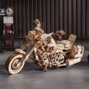 Robotime Rokr LK504 Cruiser Motorcycle DIY Assembly Toy: 420-Piece Wooden Model Building Kit - Ideal Gift for Adults and Children