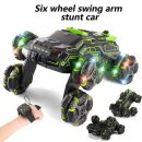 Six-Wheel RC Stunt Car | 4WD Drift | Gesture Control & Lights | RC Toy