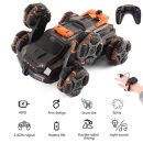 Six-Wheel RC Stunt Car | 4WD Drift | Gesture Control & Lights | RC Toy