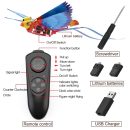 Smart Bionic Bird RC Toy - Mini Helicopter Drone with Flapping Wings for Kids & Adults