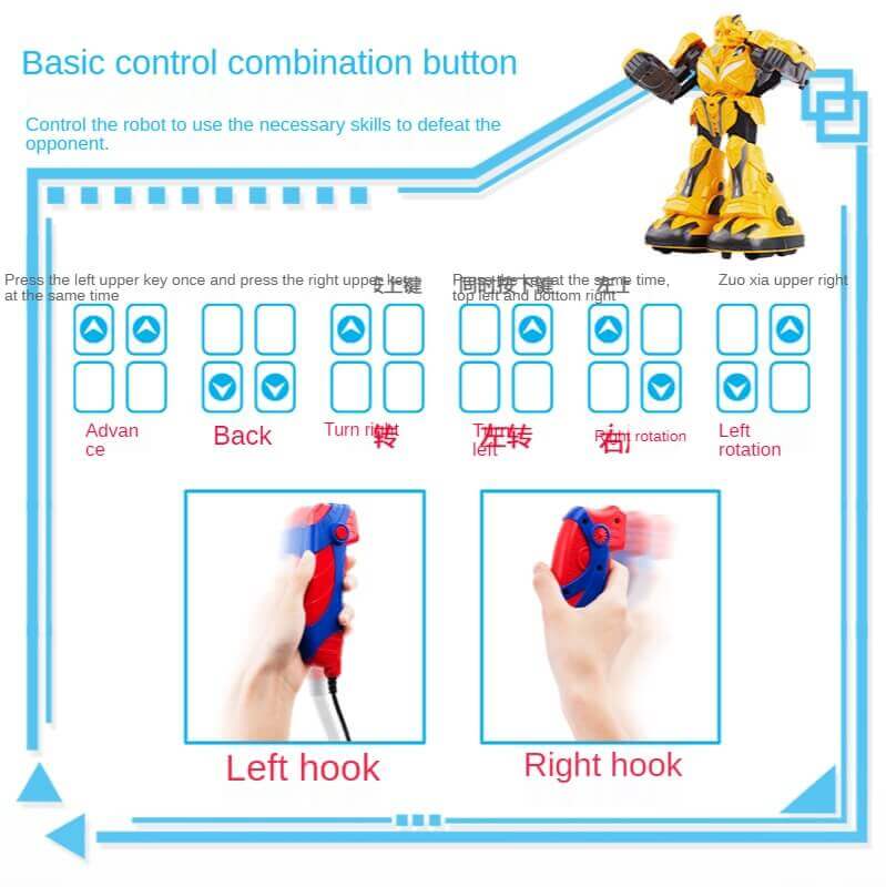 Somatosensory Control Battle Robot - Music, Lights, Boxing RC Toy - Image 11