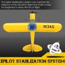 Sport Cub S2 RC Airplane - 3CH, Gyro Stabilizer, 400mm Wingspan, EPP Foam RTF