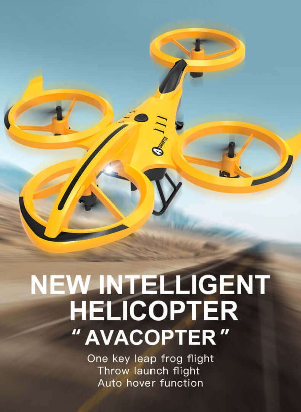 Stunt Remote Control Drone - Air Pressure Altitude Hold Mini Indoor Throw to Flight Leapfrog Quadcopter - Children RC Toy Airplane - Image 11