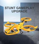 Stunt Remote Control Drone - Air Pressure Altitude Hold Mini Indoor Throw to Flight Leapfrog Quadcopter - Children RC Toy Airplane