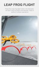 Stunt Remote Control Drone - Air Pressure Altitude Hold Mini Indoor Throw to Flight Leapfrog Quadcopter - Children RC Toy Airplane