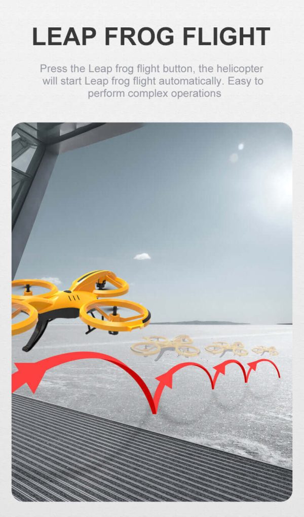 Stunt Remote Control Drone - Air Pressure Altitude Hold Mini Indoor Throw to Flight Leapfrog Quadcopter - Children RC Toy Airplane - Image 18