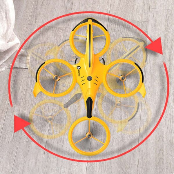 Stunt Remote Control Drone - Air Pressure Altitude Hold Mini Indoor Throw to Flight Leapfrog Quadcopter - Children RC Toy Airplane - Image 4