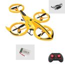 Stunt Remote Control Drone - Air Pressure Altitude Hold Mini Indoor Throw to Flight Leapfrog Quadcopter - Children RC Toy Airplane