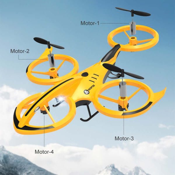 Stunt Remote Control Drone - Air Pressure Altitude Hold Mini Indoor Throw to Flight Leapfrog Quadcopter - Children RC Toy Airplane - Image 8