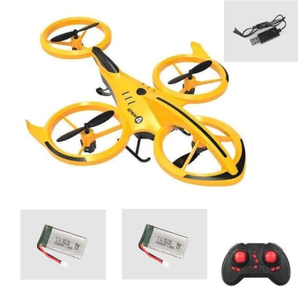 Stunt Remote Control Drone - Air Pressure Altitude Hold Mini Indoor Throw to Flight Leapfrog Quadcopter - Children RC Toy Airplane - Image 9