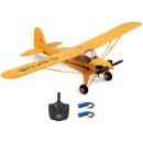 Wltoys XK A160 RC Airplane 2.4GHz 4CH Brushless Motor Stunt Aircraft - Yellow